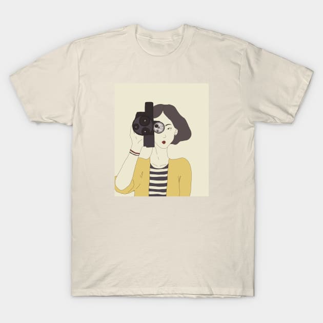 Cinema by women T-Shirt by zelayaworks